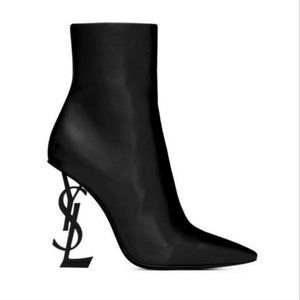 YSL 110 Opyum Ankle Leather Boots